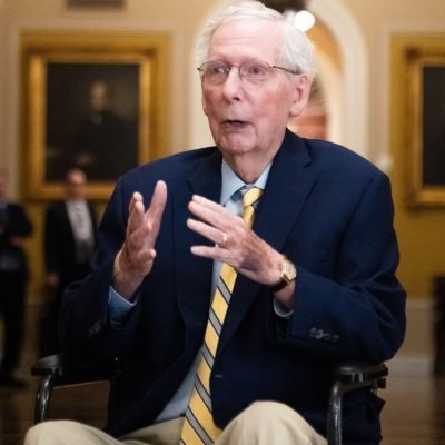 Mitch McConnell returns to US Senate three months after hospitalisation